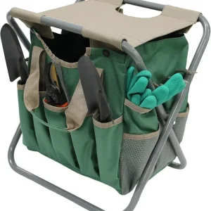 Folding Gardening Stool with Detachable Storage Bag