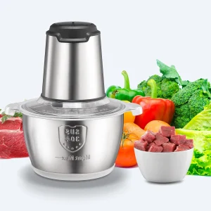 350W Food Processor & Meat Grinder – 2-Bowl Set